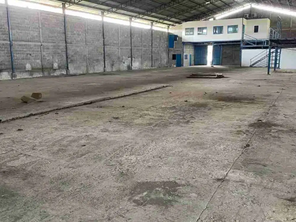 gudang siap pakai akses kontainer 40 ft, bebas banjir harga murah dibawah pasaran di jalan raya cerenang, sukamaju, kibin, kabupaten Serang, banten