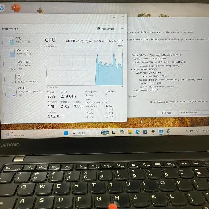 Laptop Lenovo ThinkPad T460s