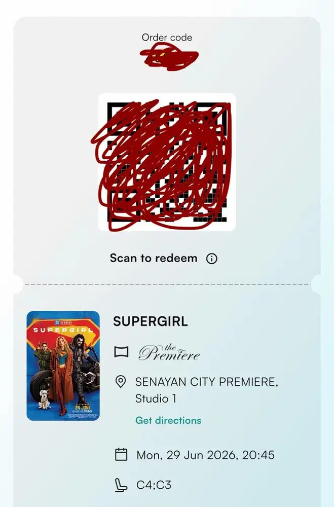 Tiket Premiere XXI SuperGirl