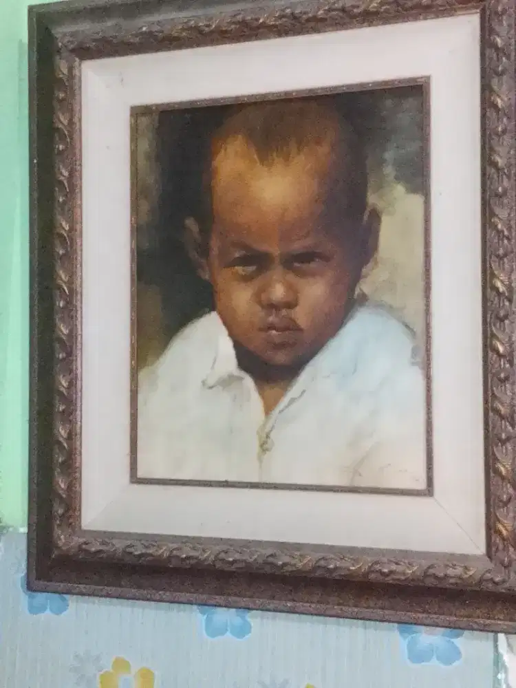 Lukisan kanvas karya Dullah cacing