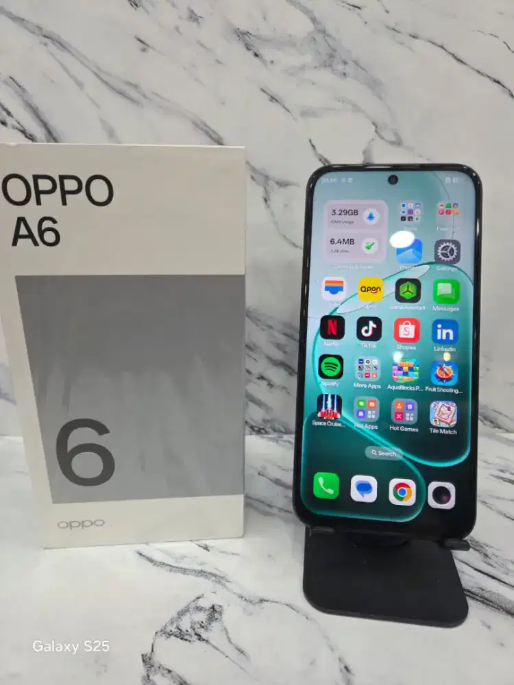Second Oppo A6 4G 6/256GB Garansi 5 Juni 2027