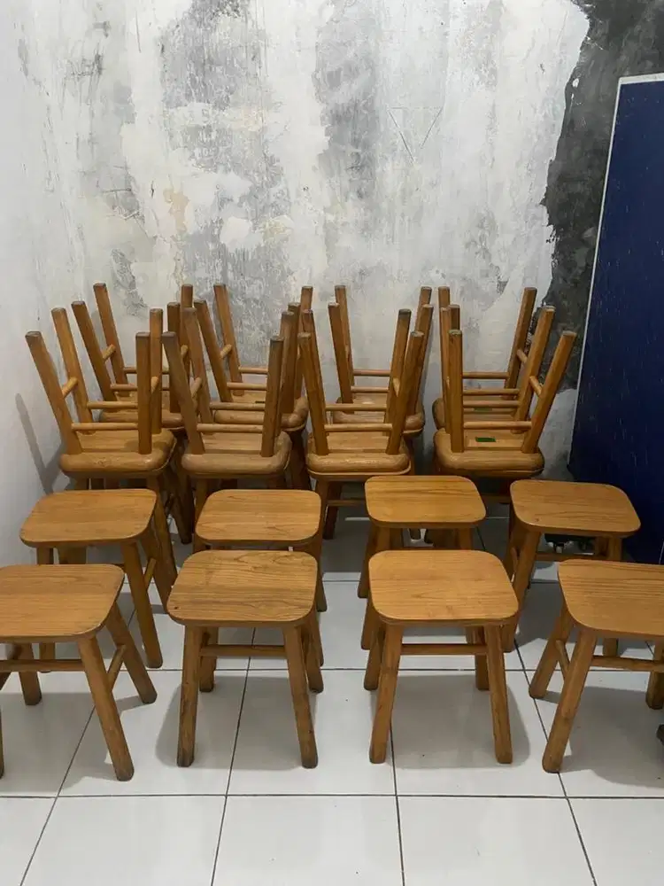 Kursi kayu ex Cafe
