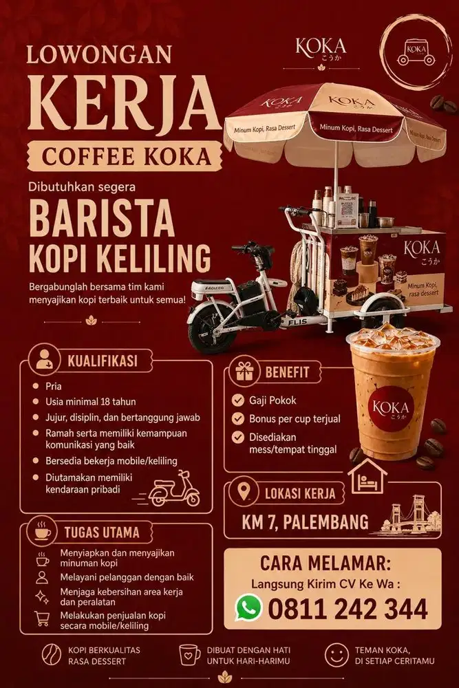 Lowongan Kerja Barista Keliling