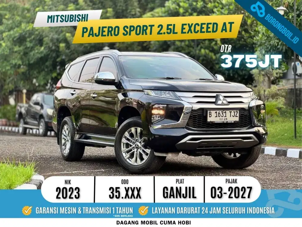 Pajero sport 2.5 L Exceed at 2023 Hitam