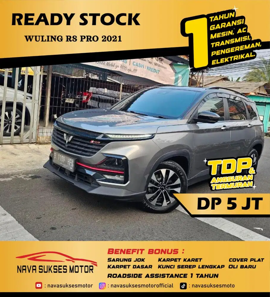 TDP 5 JUTA - WULING ALMAZ RS PRO