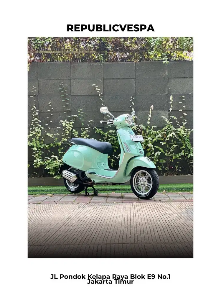 TERMURAH PIAGGIO VESPA PRIMAVERA 150 FACELIFT NEW MODEL THN 2024 HIJAU