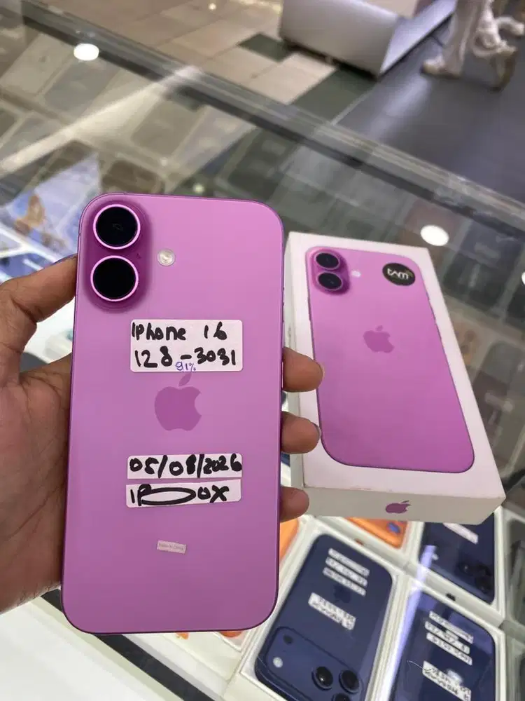 Iphone 16 128 pink fullset ori