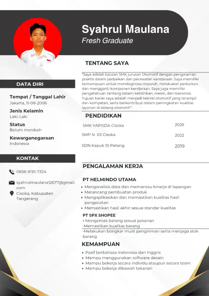 Mencari pekerjaan di millenium Tigaraksa