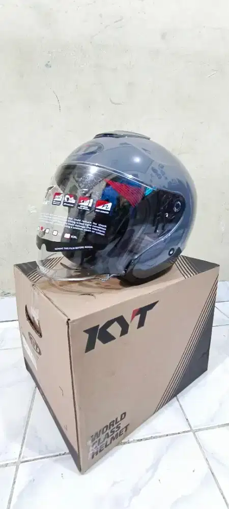 HELM KYT KYTO GREY GLOSS SIZE M