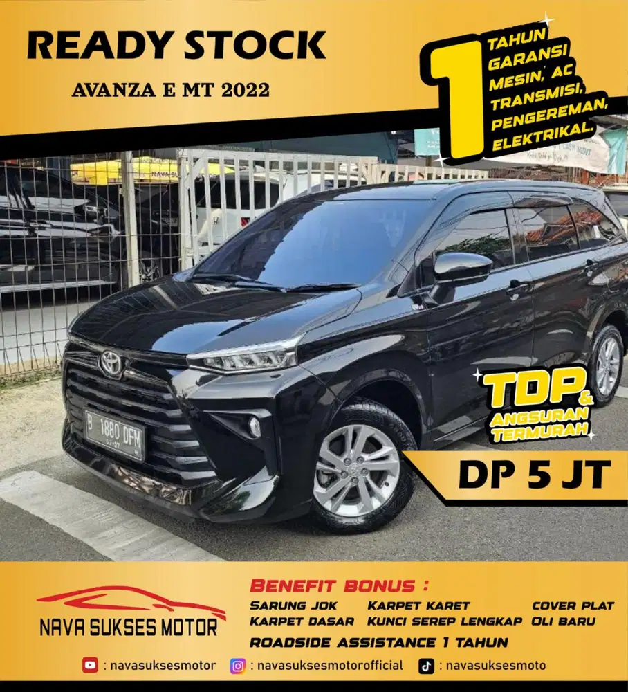 TDP 5 JUTA - AVANZA E MT 2022