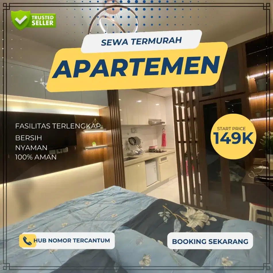 Sewa Apartemen Skyhouse BSD City Harian/Transit Termurah Tangerang