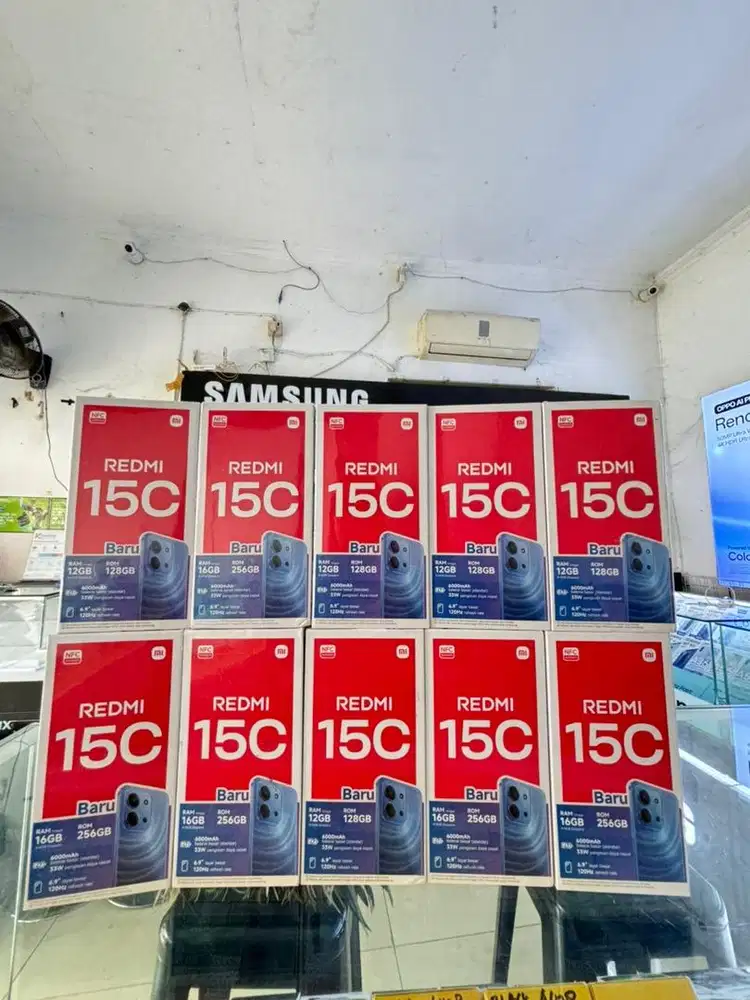 REDMI 15C 8/256 GARANSI RESMI BISA CASH KREDIT TT