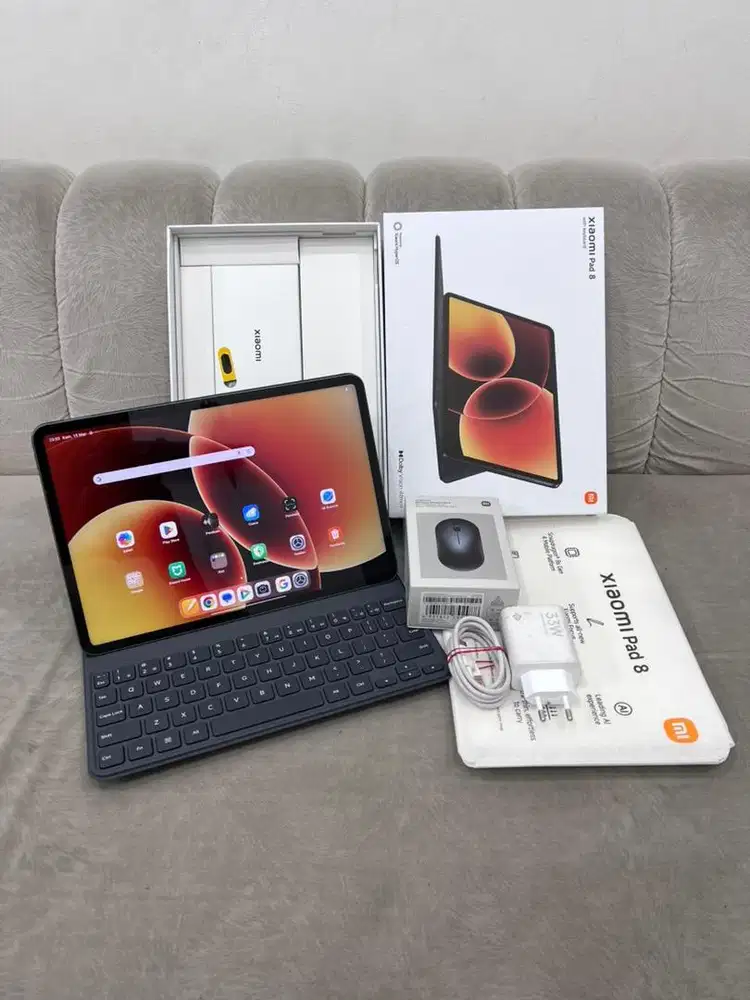 Xiaomi Pad 8 8/256 Wifi Only With Mouse dan Keyboard Tersedia WPS PC