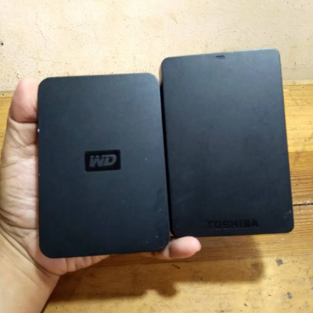 Take All 2 HDD external kapasitas 2 TB dan 1 TB bad sector
