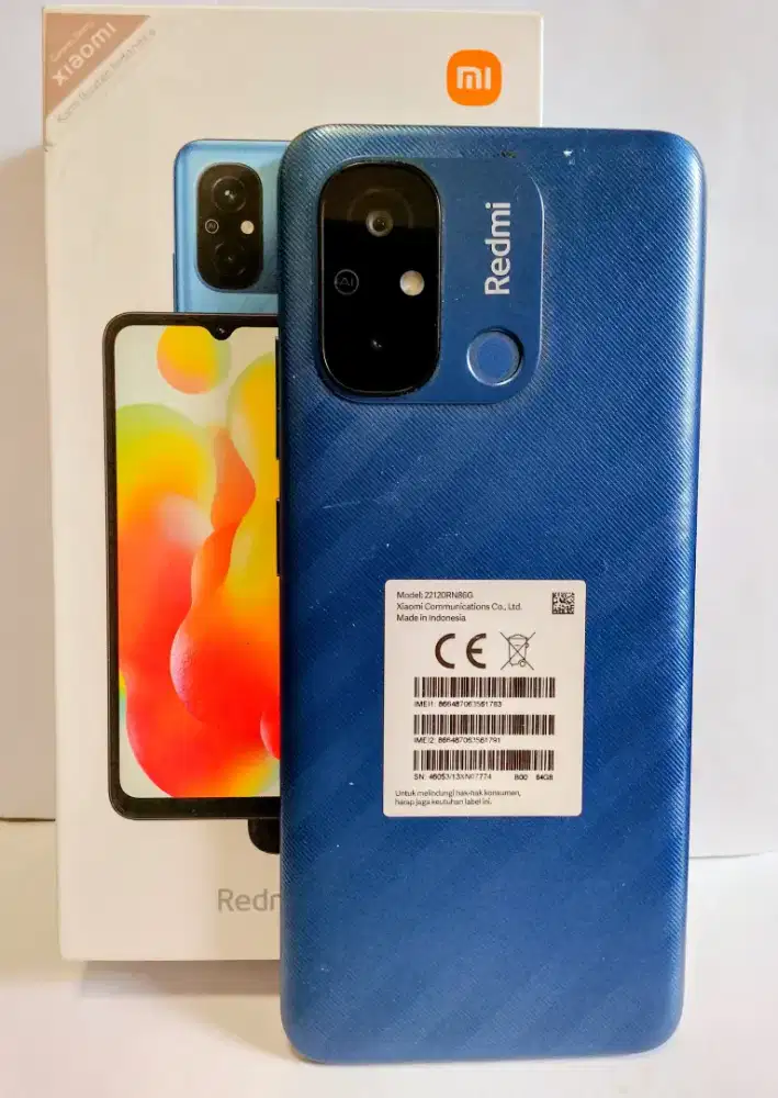 Redmi 12C Ram 4+4/64 Mulus Fullset ex cewe.
