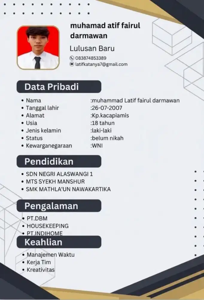 Info loker apa aja