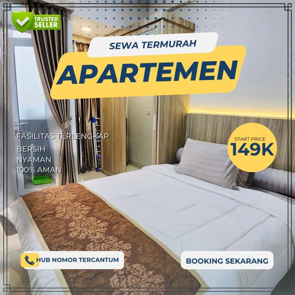 Sewa apartemen SPRINGWOOD RESIDENCE Harian/Transit Tangerang Termurah