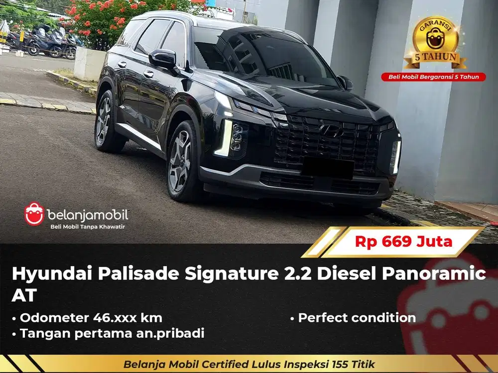BELI MOBIL TANPA KHAWATIR BERGARANSI 5 TAHUN!  Hyundai Palisade Signat