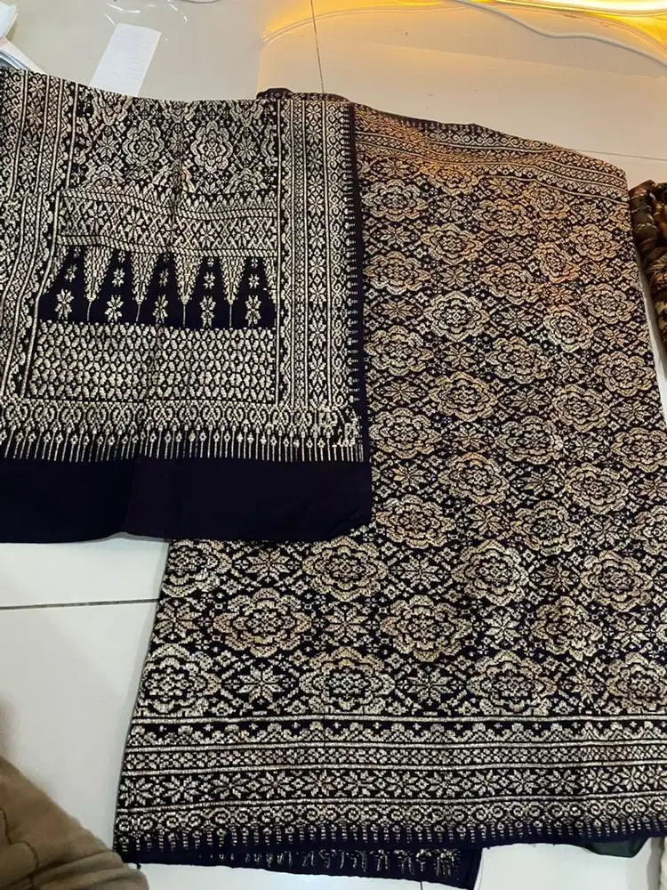 Kain songket palembang tenun asli