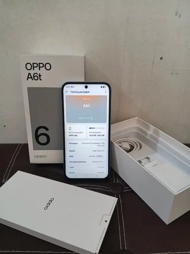 OPPO A6T RAM 4/64 FULLSET ISTIMEWA