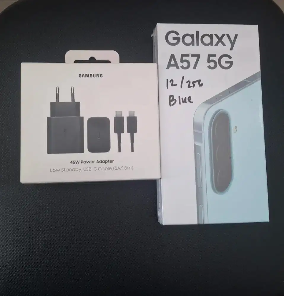 Samsung A57 12/256gb free adaptor 45w