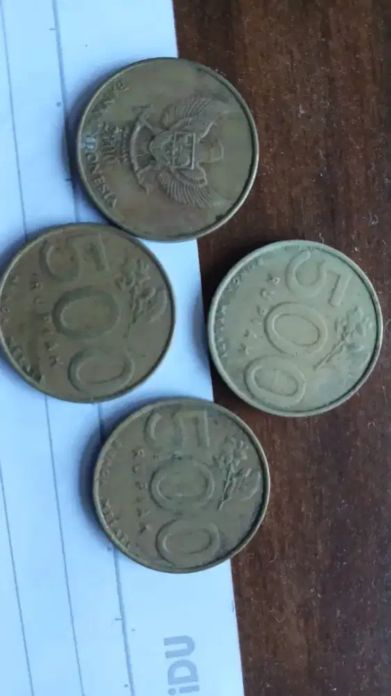 Uang coin 500 rupiah tahun 2000