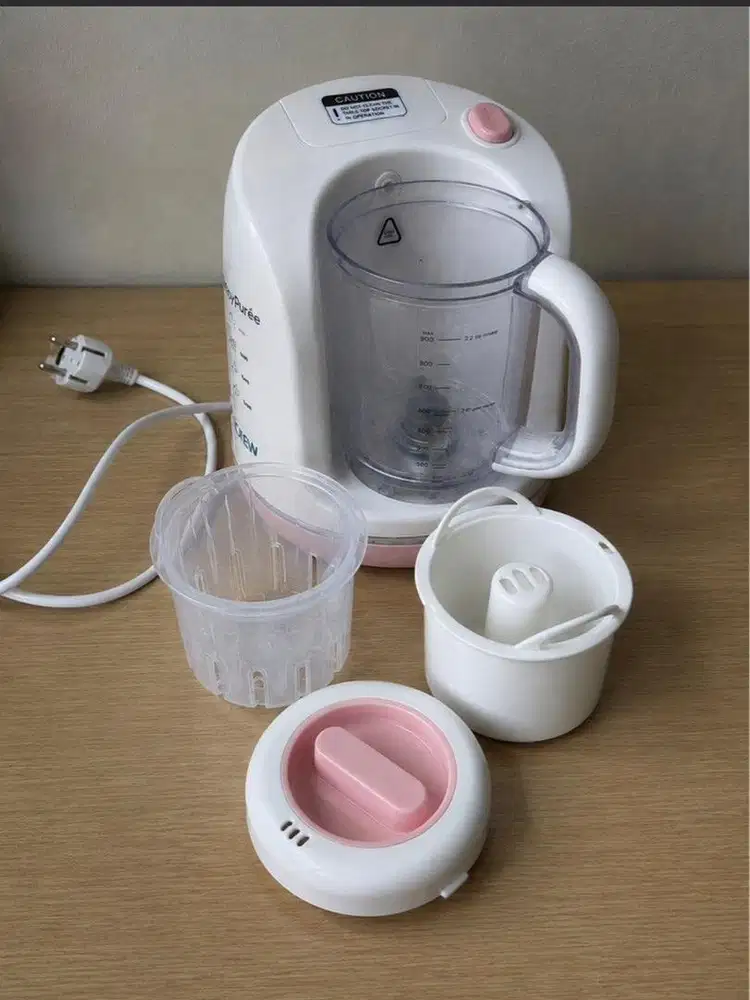 Oonew 4 in 1 Baby Food Proccesor | dpt bag | Pink - jarang pakai