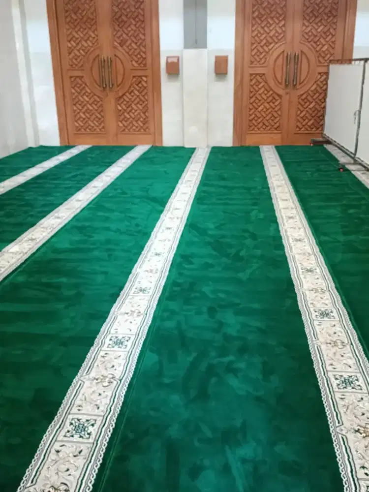 JUAL KARPET MASJID IMPORT TURKIYE TEBAL HARGA GROSIR FREE OBRAS JAHIT