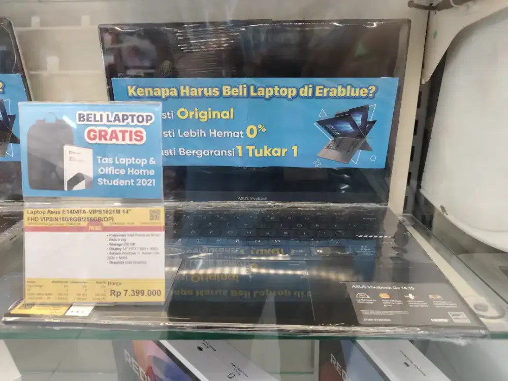 Asus E1404TA-VIPS1821M Cicilan bunga 0% menggunakan kredivo