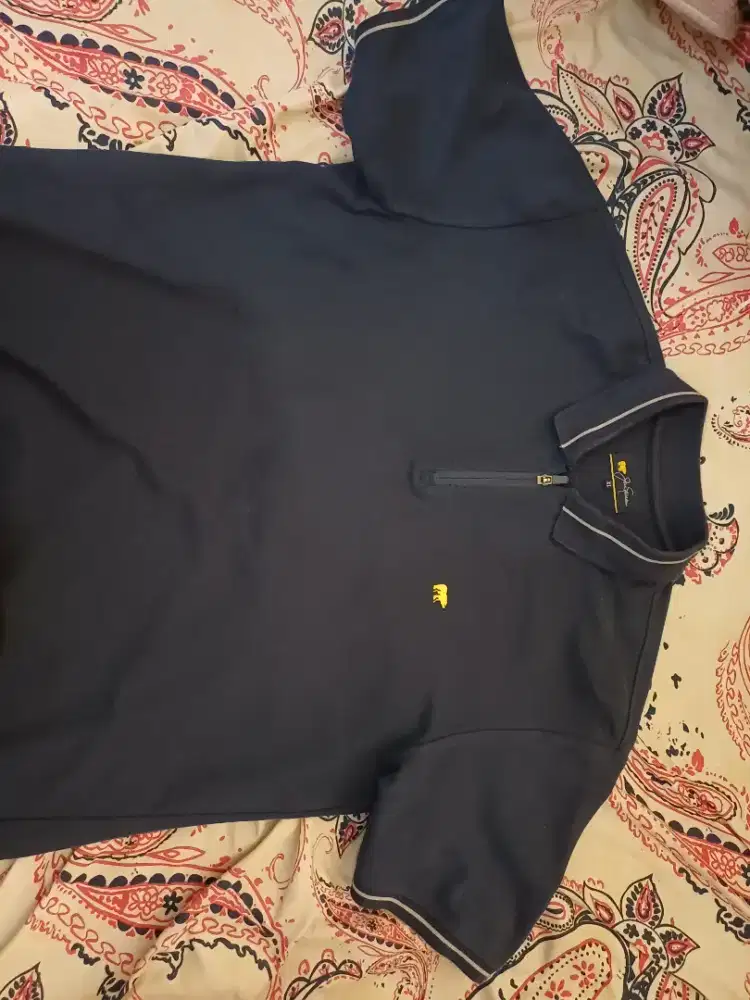 NEGO! (ORI/REAL) Jack Nicklaus polo shirt half-zip Navy XL