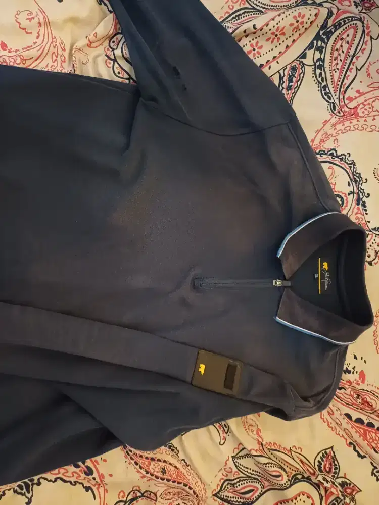 NEGO! (ORI/REAL) Jack Nicklaus long sleeve polo half-zip Navy XL
