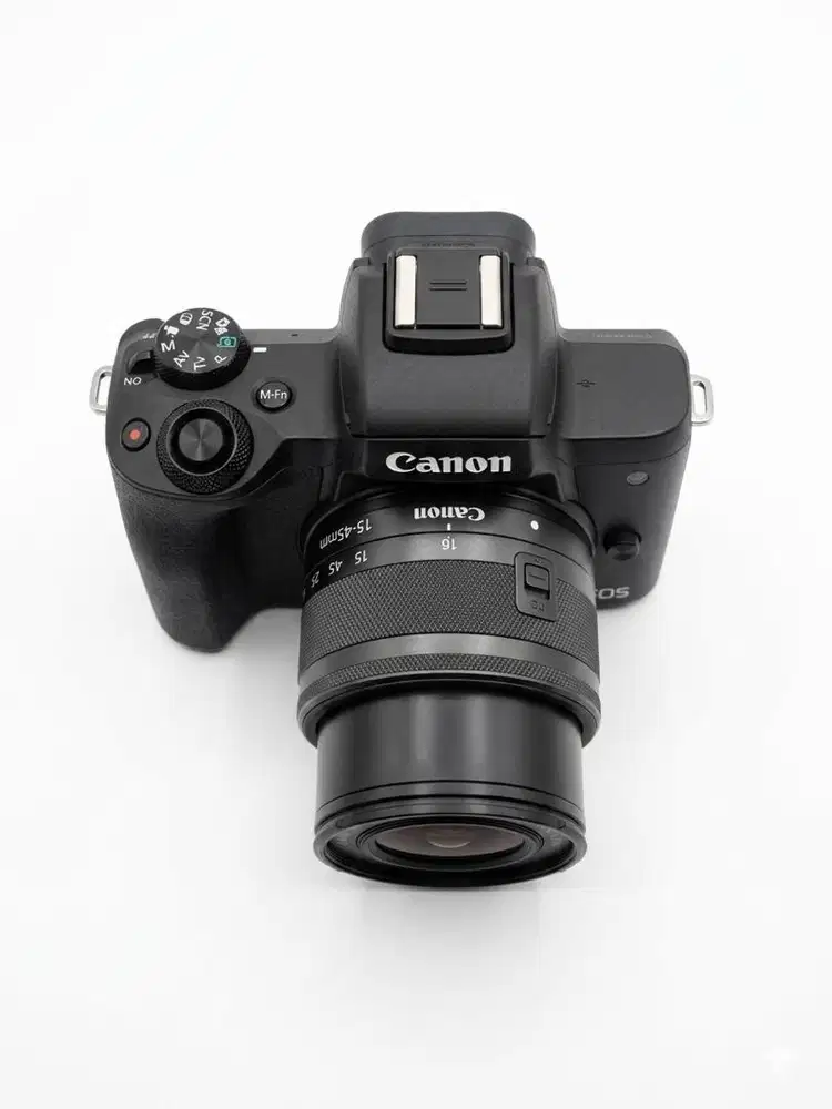 Canon EOS M50 Paket Lengkap Siap Vlog & Ngonten! Mulus, Bonus Mic Boya