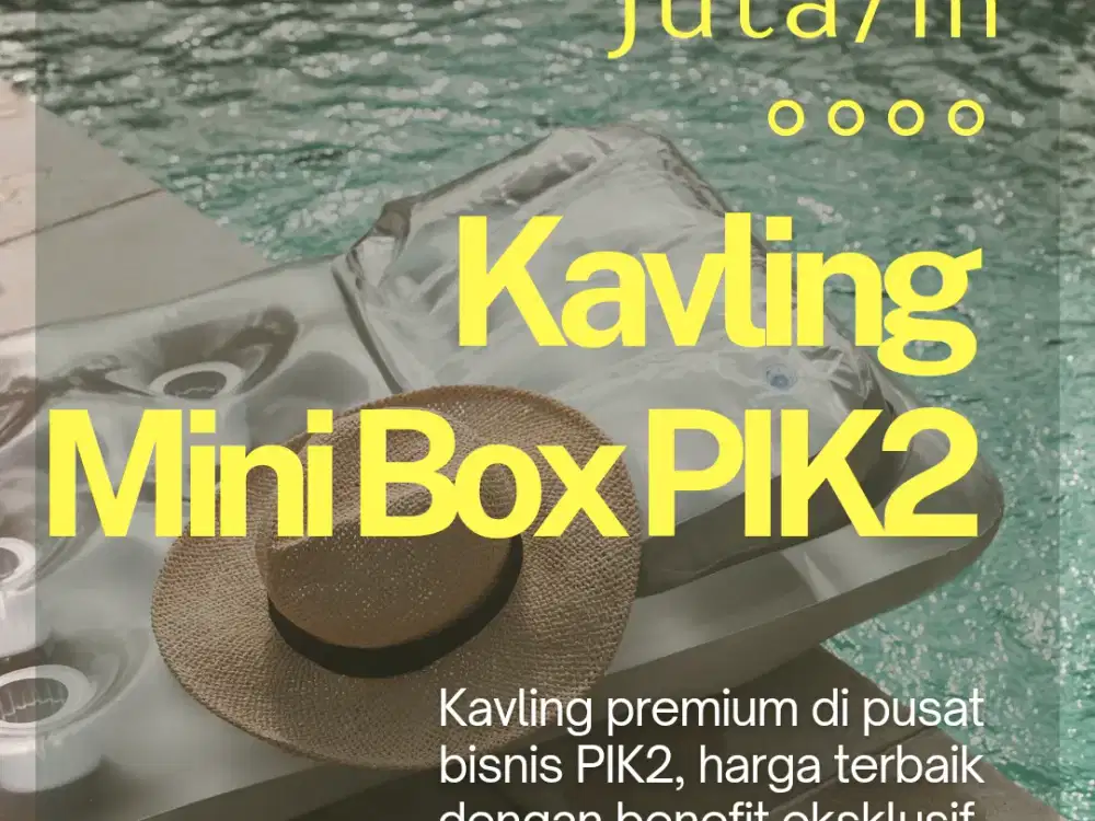 KAVLING KOMERSIAL PIK2 TERMURAH