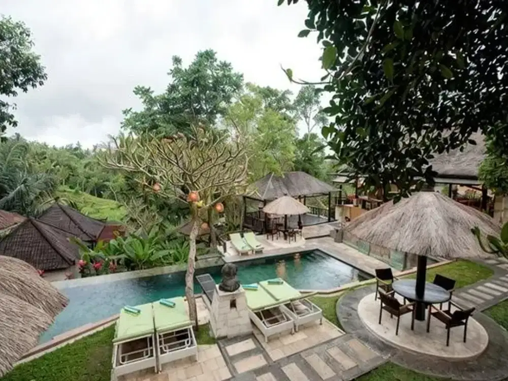 DIJUAL 2 BIDANG TANAH DAN BANGUNAN TOTAL LUAS 3.705 M² DI KEDEWATAN, UBUD, GIANYAR