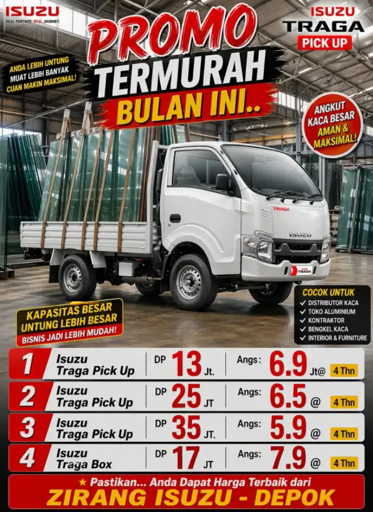 PROMO TERMURAH BULAN INI@ ISUZU TRAGA SERS