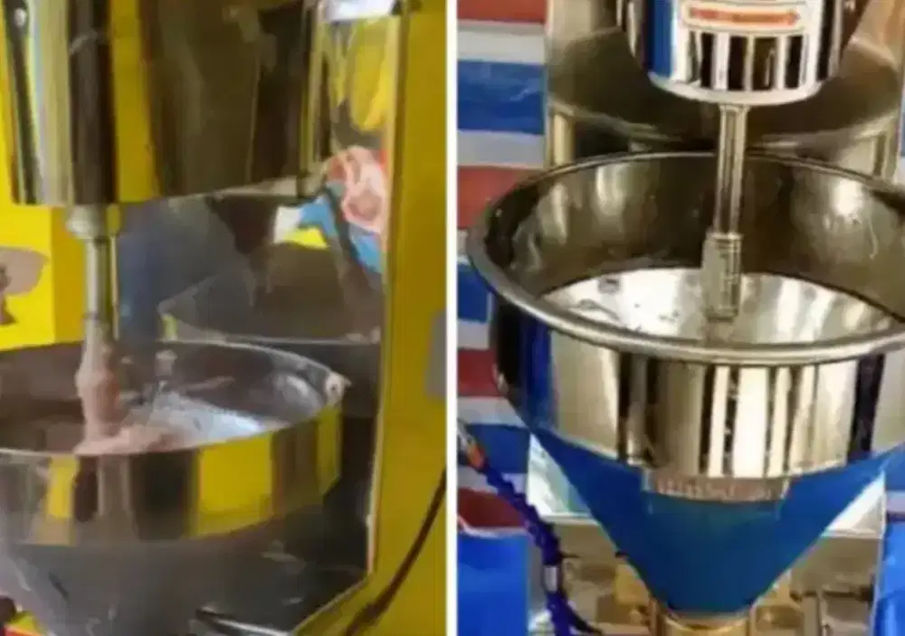 (KRANGGAN TEKNIK)mesin cetak pentol bakso otomatis watt kecil