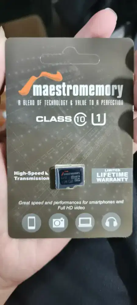 Micro SD 128gb class 10 Maestro