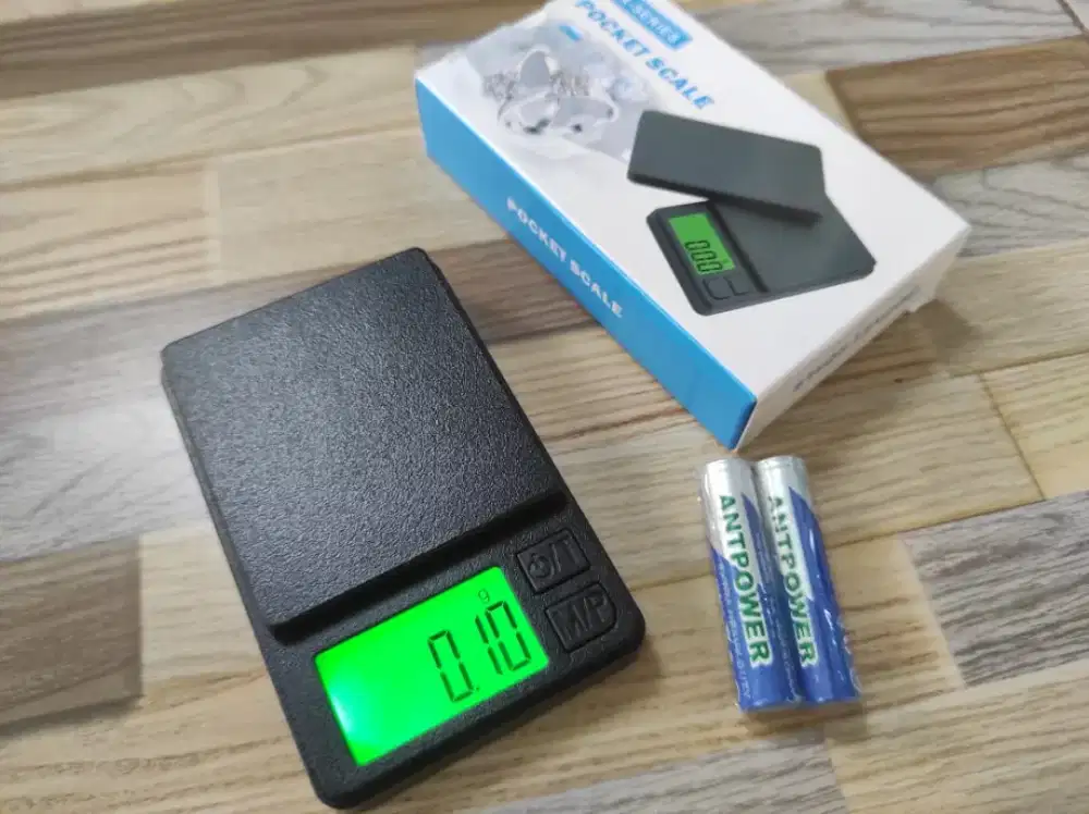 Timbangan emas digital mini akurat 0,01g max 500g