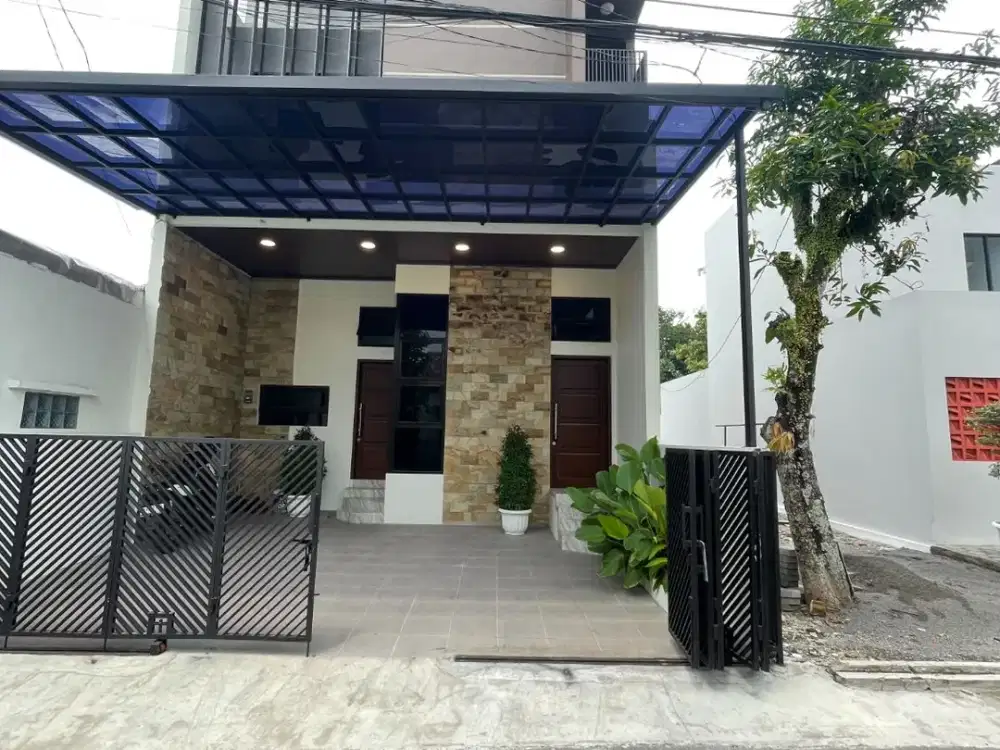 Dijual rumah full furnishead dekat kampus UGM akses jalan aspal mobil lega lokasi kayen yogyakarta