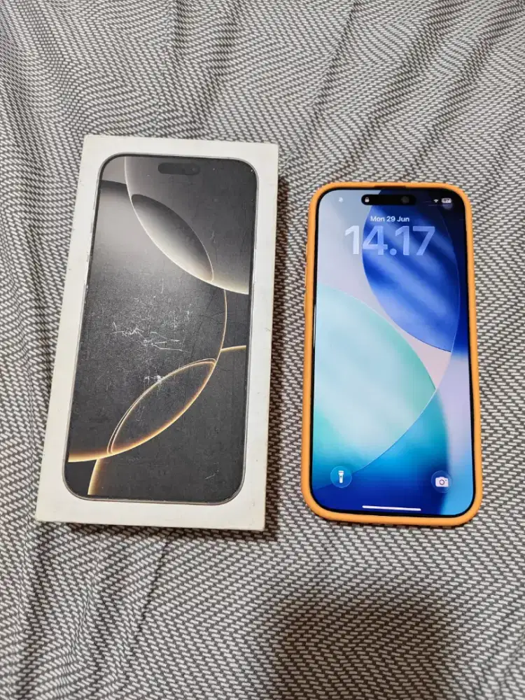 IPhone 16 Pro Max 256 GB Inter Terdaftar Resmi Sinyal Permanen BH 100