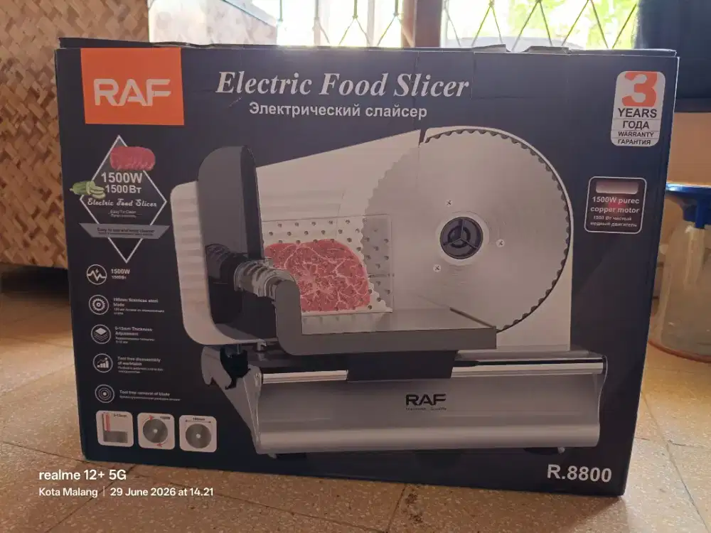 Dijual Electric Food Slicer RAF