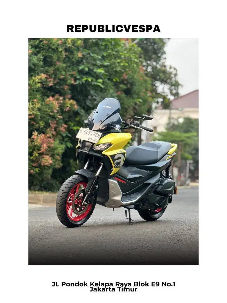 TERMURAH APRILIA SR GT 200 S TH 2024 WARNA STREET GOLD MATTE
