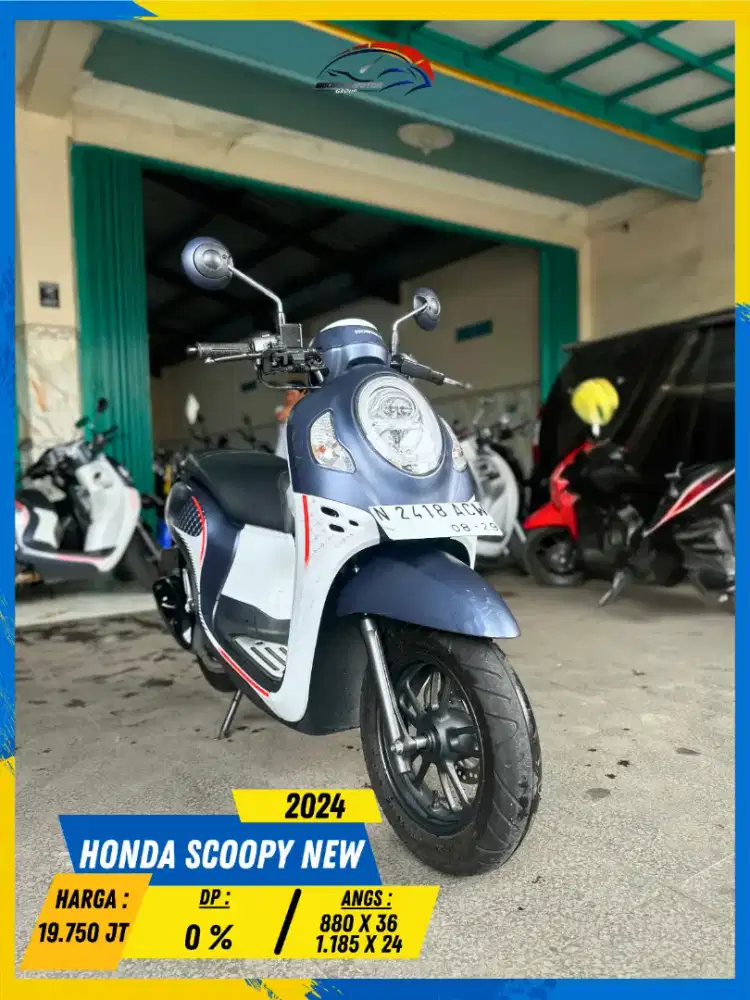 HONDA SCOOPY NEW 2024 GASSKEUN BOSSKU HIKMAH MOTOR KEPUH MALANG