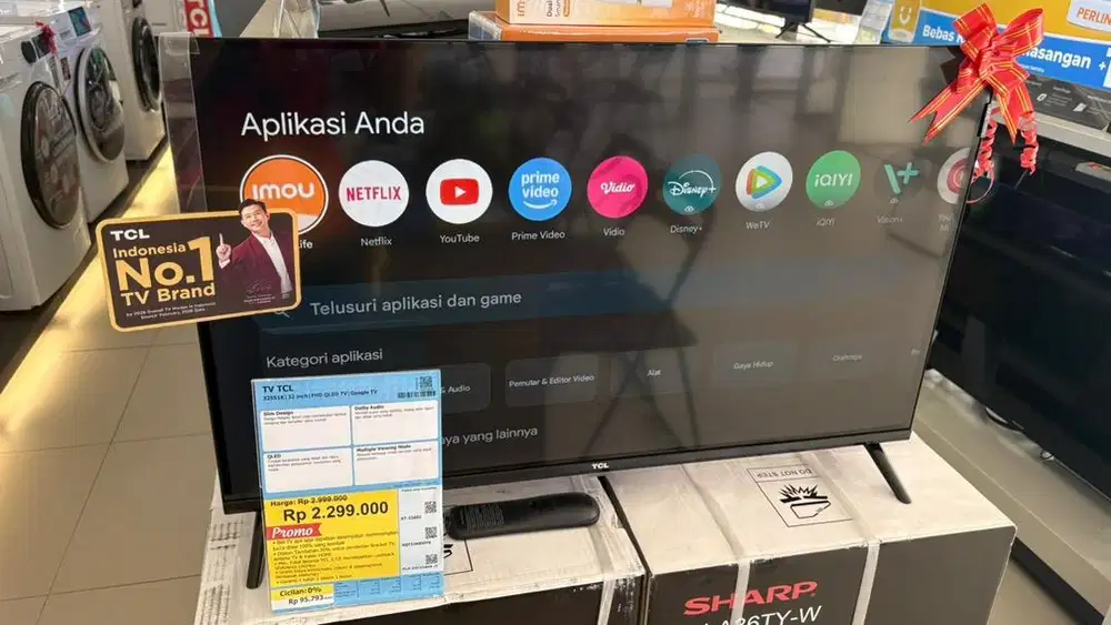 TV TCL 32inch GOOGLE TV