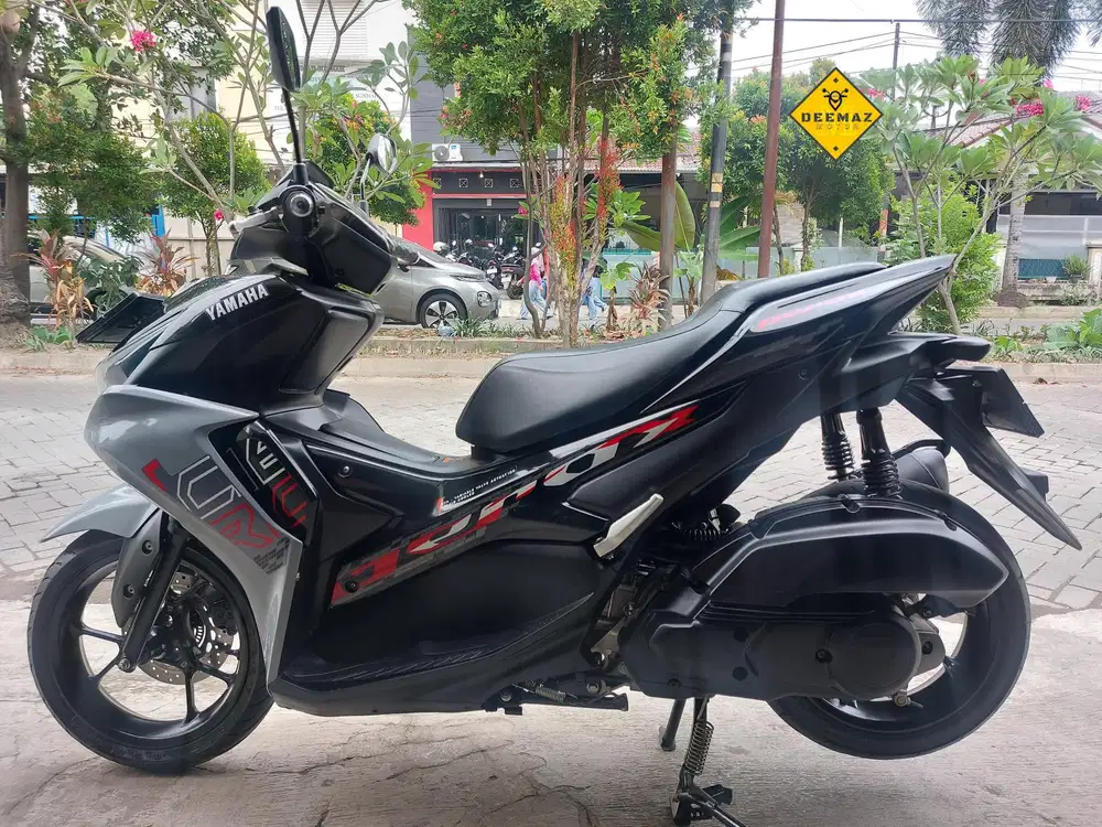 (DP 300)‼️ Plat B TangSel Aerox Connected Hitam 2024 Cash / Kredit