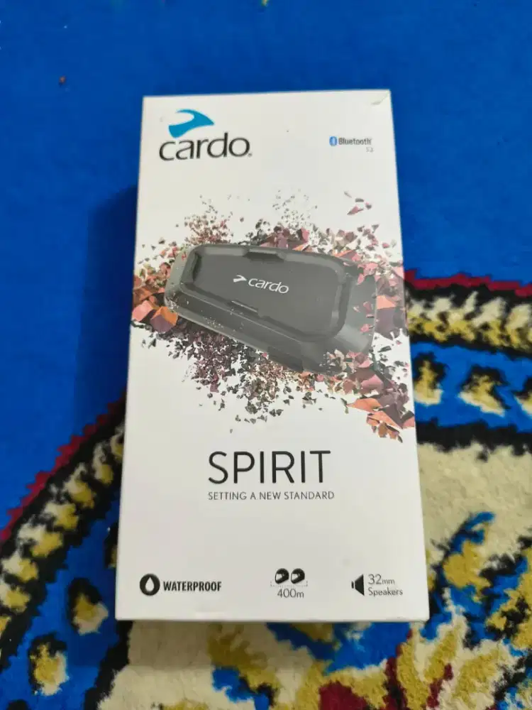 Intercom Motor Helm Cardo Spirit Single New Second Like New