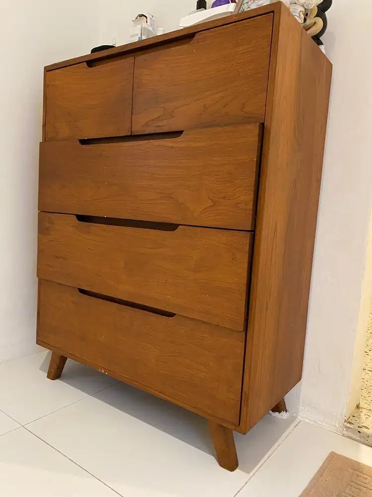 nakas lemari kayu jati