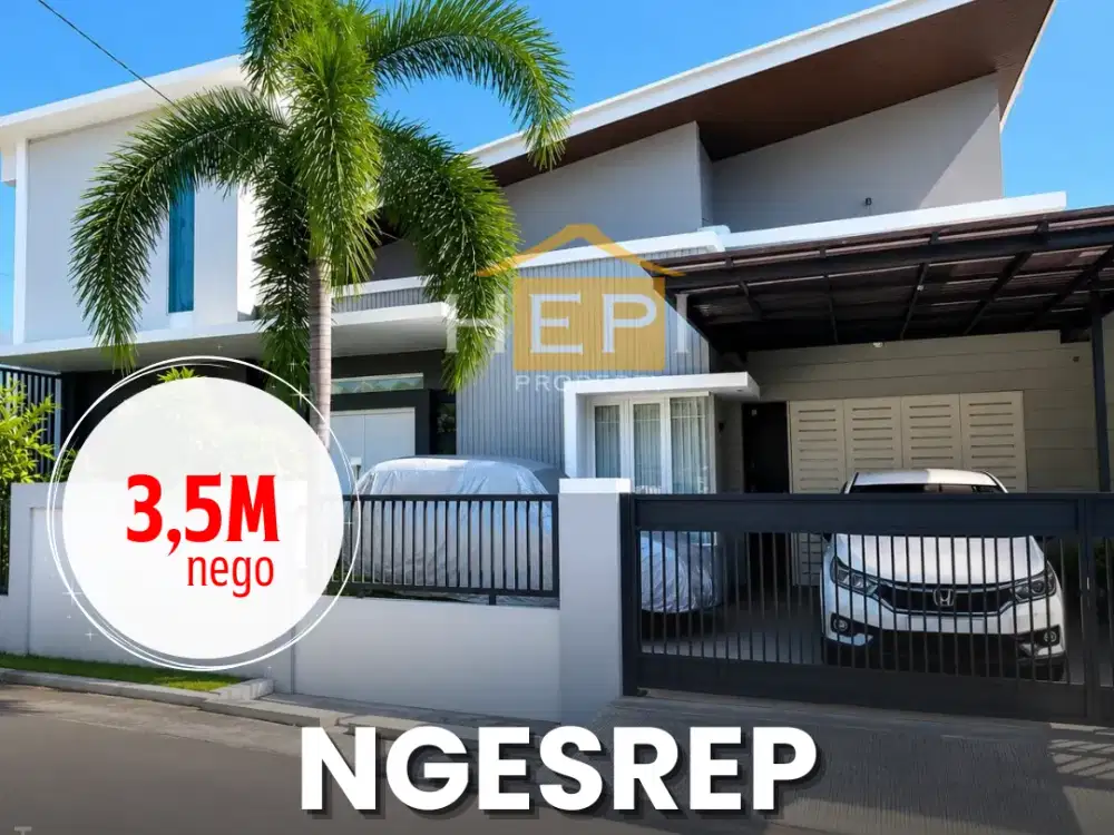 Dijual Rumah Mewah Murah Semi Furnished Ngesrep Semarang