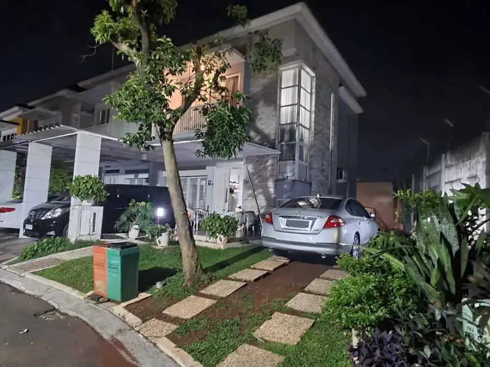 Rumah Hoek Semi Furnished Cluster Palm Summarecon Bekasi Dekat Mall SMB Stasiun KRL