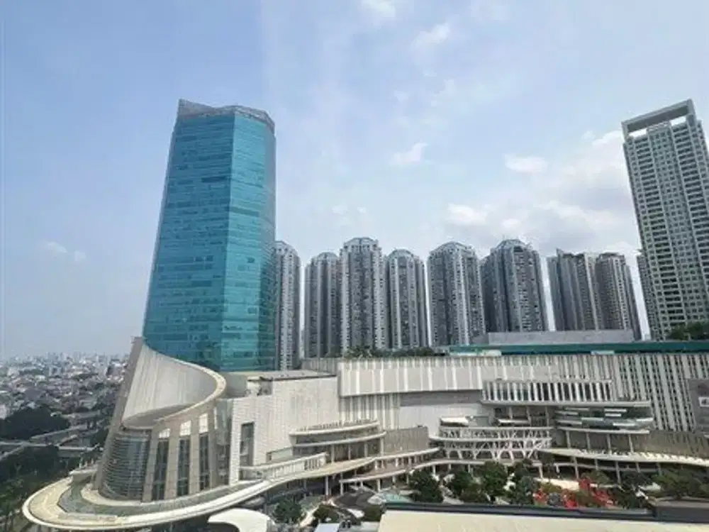 Selangkah ke Central park Mall! Disewakan 2br Unfurnished Apartemen Royal Mediterania Garden fasilitas lengkap strategis dekat akses toll